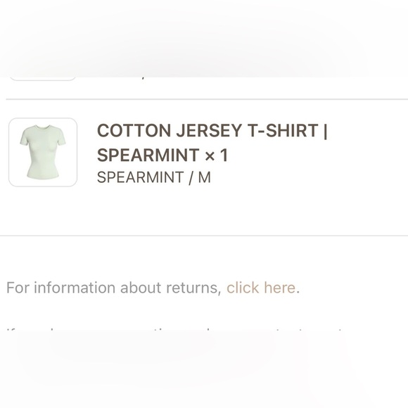 Skims Cotton Jersey Tshirt NEW - Picture 5 of 5